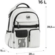 Рюкзак GoPack Education Стильний 39.5x28x15 см Сірий (GO26-183M-2) - зображення 3