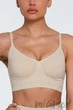 Бюстгальтер-топ безшовний без кісточок GIULIA Bra Shapewear L/XL Світло-бежевий - зображення 1
