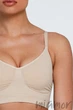 Бюстгальтер-топ безшовний без кісточок GIULIA Bra Shapewear L/XL Світло-бежевий - зображення 4