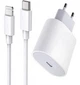 Комплект швидкої зарядки для Apple iPhone 8/X/11/12/13/14 Pro Max (адаптер Блок Type-C 20W+кабель заряджання Type-C to Lightning) - зображення 2