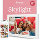 Цифрова фоторамка Skylight: 15-дюймовий Wi-Fi з можливістю завантаження з телефону, сенсорний екран цифрової фоторамки - зображення 1