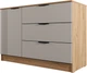 Комод Viant АК-10 3Ш1Д 1200 х 460 х 800 мм Тахо (АК10-000024969) - изображение 1
