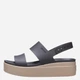 Sandały damskie na platformie Crocs Brooklyn Low Wedge W 206453-07H 41 Czarne - obraz 3
