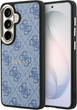 Чохол Guess 4G Embossed Ring MagSafe для Samsung Galaxy S26 Blue (GUHMS26SP4MSEGCB) - зображення 1