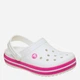 Chodaki młodzieżowe dziewczęce Crocs Crocband Kids Clog 207006-6WU 38-39 Białe - obraz 2
