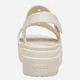 Sandały damskie na platformie Crocs Brooklyn 4U Sandal W 210676-160 41-42 Kremowe - obraz 5