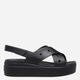 Жіночі сандалії Crocs Brooklyn 4U Cross Strap Sandal W 212254-001 39-40 Чорні (198445366888) - зображення 1