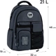 Рюкзак GoPack підлітковий Education Teens 46x32x19 см Темно-сірий (GO26-184L-4) - зображення 3