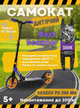 Самокат двухколесный Best Scooter SHARK SH-10042 с ручным тормозом, амортизатором, колесами PU 200 мм, складной, регулируемый руль - изображение 1