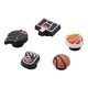 Przypinki do butów Crocs Basketball Team 5 Pack 10015037 5 szt Wielokolorowe - obraz 2