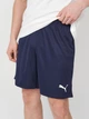 Спортивные шорты для футбола мужские Puma Teamgoal Match 70575206 M Navy-White (4099685717729) - изображение 4