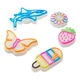 Джибітси Crocs Lights Up Summer 5 Pack 10015446 5 шт Різнокольорові (198445178924) - зображення 2