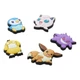 Джибітси Crocs Pokemon Assrtd 5 Pck 10015746 5 шт Різнокольорові (198445186769) - зображення 2