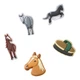 Przypinki do butów Crocs Horse 5 Pack 10016692 5 szt Wielokolorowe - obraz 1