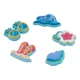 Przypinki do butów Crocs Beach Time 5 Pack 10017743 5 szt Wielokolorowe - obraz 2