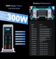 Настільний зарядний пристрій BIKKON BK-122D 300W GAN (PPS PD3.0 QC5.0) Power Display 4C+2A Silver (43732) - зображення 2