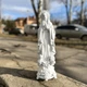 Статуэтка Дева Мария (Мадонна) с ангелами из полистоуна, высота 45 см, белый цвет - изображение 5