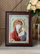 Серебряная икона Божьей Матери Казанская (PD 256) 13.5*17.5 см - изображение 5