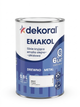 Емаль для дерева та металу Dekoral Emakol, білий, глянець - изображение 2
