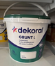 Латексная грунтовка Dekoral Latex Grunt, белая, 5 л - изображение 2