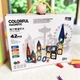 Детский магнитный конструктор Colorful Magnetic 3D 42 детали набор для творчества и развития воображения - изображение 1