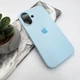 Защитный чехол-накладка Silicone Full Case AA Open Cam для Apple iPhone 17 Mist Blue (FullOpeAAi17-27) - изображение 4