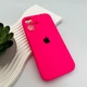 Защитный чехол-накладка Silicone Full Case AA Camera Protect для Apple iPhone 17 Shiny Pink (FullAAi17-23) - изображение 4