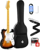 Електрогітара Donner DJC-1000 Sunburst (чохол, ремінь, кабель) - зображення 1