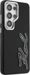 Чохол Karl Lagerfeld Grained Signature Metal Resin Logo для Samsung Galaxy S26 Ultra Black (KLHCS26LPGFKSRSK) - зображення 4