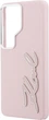 Чохол Karl Lagerfeld Grained Signature Metal Resin Logo для Samsung Galaxy S26 Ultra Pink (KLHCS26LPGFKSRSP) - зображення 6