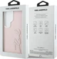 Чохол Karl Lagerfeld Grained Signature Metal Resin Logo для Samsung Galaxy S26 Ultra Pink (KLHCS26LPGFKSRSP) - зображення 8