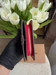 Гаманець Coach Snap Wallet In Signature Canvas червоний натуральна шкіра + подарункове пакування - изображение 6