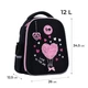 Рюкзак шкільний напівкаркасный GoPack Education GO26-165S-2 Heart + олівці Kite 18 кольорів (996005) - зображення 3