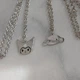Парные кулоны аниме Hello Kitty Kuromi My Melody на цепочках аксессуары мультяшные кулоны для пары - изображение 3