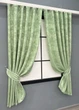 Комплект коротких штор VR-Textil Жакард Sultan XO № 1147ш Светло-оливковый 140х170 см 2 шт (35-0420) - изображение 2