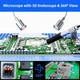 Цифровой микроскоп Andonstar AD409 SA 300X с эндоскопом, рабочей поверхностью и кронштейном-слайдером - изображение 4