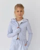 Кофта зіп-лонг для дівчинки Bosskids (2294сір) Зріст 140 см Сірий - зображення 1