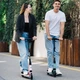 Самокат Micro складной серии Sprite Suspension - Розовый - изображение 2