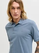 Поло длинное мужское Jack & Jones 12136516 2XL Blue Mirage (5715830436855) - изображение 3