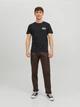 Футболка хлопковая длинная мужская Jack & Jones 12151955 2XL Black (5714487087977) - изображение 3