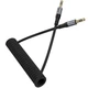 Кабель Hoco UPA33 (AUX mini Jack 3.5мм to AUX mini Jack 3.5мм, чистий звук, передача аудіо без втрат, довжина 1.5 метра) - Чорний - зображення 3