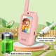 Детская рация с видеосвязью Video Walkie Talkie (видео и голосовая связь, 2 рации, Type-C, HD-камера, дальность связи до 300 м) - Синий + Розовый - изображение 9