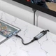 Кабель Hoco UA43A (USB-C to HDTV, переходник, передача видео 4K, длина кабеля 0,2 метра) - Черный - изображение 7