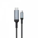 Універсальний кабель Hoco UA43 (Type-C to HDMI, підтримка відео 4K, довжина кабелю 1,8 метра) - Чорний - зображення 3