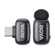 Беспроводной петличный микрофон Boya Mini-17 (USB Type-C, Android, 3 уровня шумоподавления, дальность до 100 метров) - Черный - изображение 2