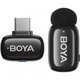 Беспроводной петличный микрофон Boya Mini-17 (USB Type-C, Android, 3 уровня шумоподавления, дальность до 100 метров) - Черный - изображение 5