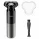 Портативна електробритва Hoco HP35 Induction three-blade Black - изображение 2