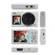 Цифровая камера 5K 80 Мп White с двойным экраном, Wi-Fi, автофокус - изображение 9
