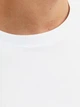 Футболка хлопковая длинная мужская Jack & Jones 12233999 XL White (5715427843639) - изображение 5