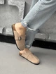 Замшеві сабо, шльопанці, клоги з ремінцем в стилі Birkenstock Meideli Жіночі Бежевий 36 (23,5 см) (d95-10 beige) - зображення 5